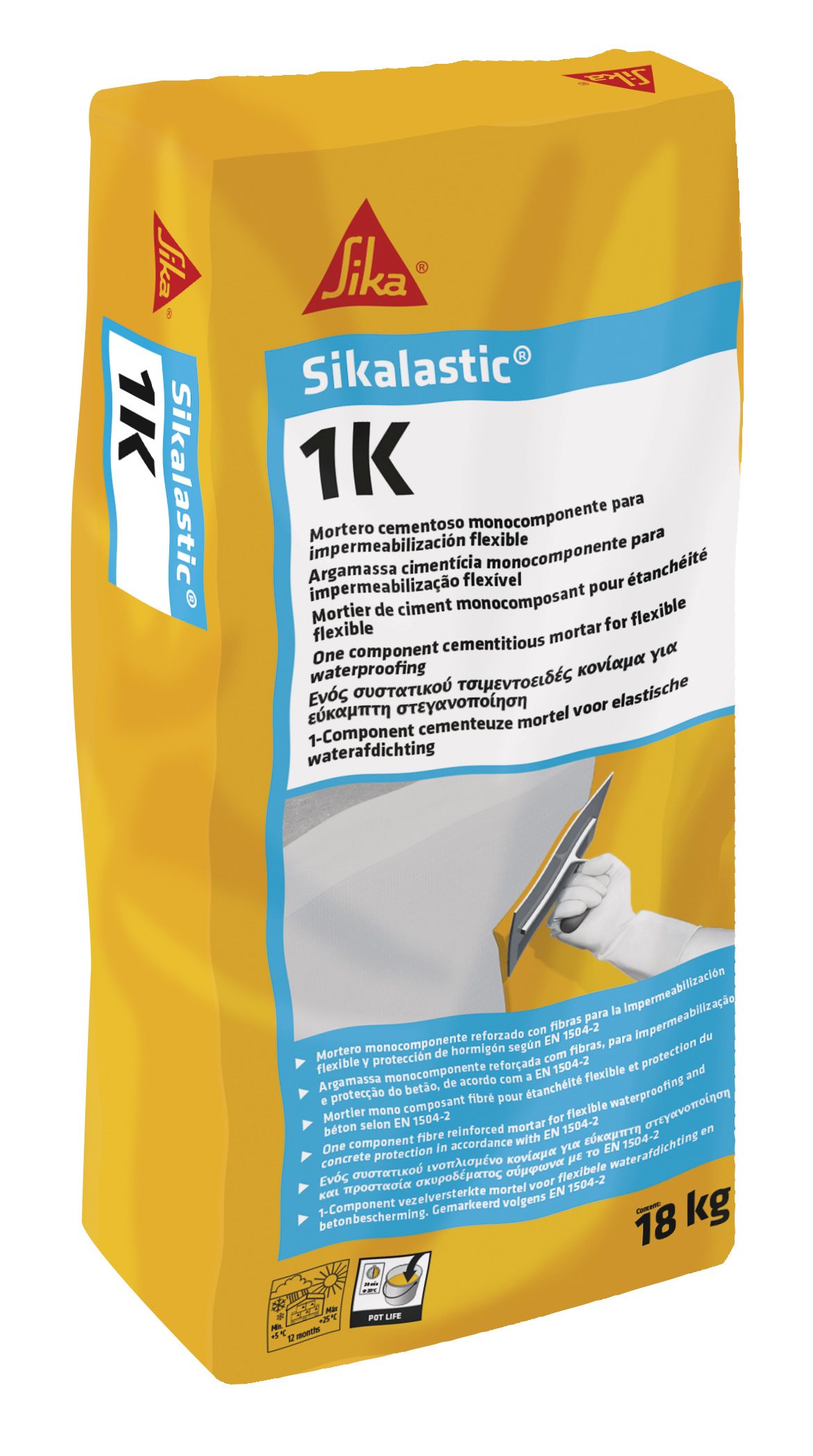 Sikalastic-1K waterdichtingsmortel